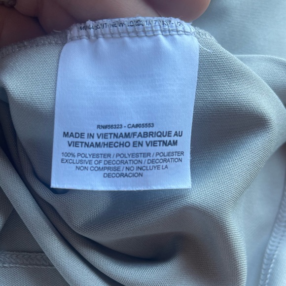 Nike Dri-Fit Solid Gray Golf Polo - size 3XL - Picture 5 of 6